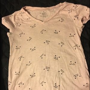 Pink Justice cat shirt